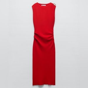 Zara Red Women’s Dress Size S